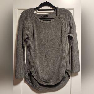 I.N.C. Waffle-Knit Side-Zip Tunic Sweater